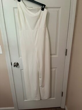 T.J.Maxx White Crystal Sky Strapless Piece